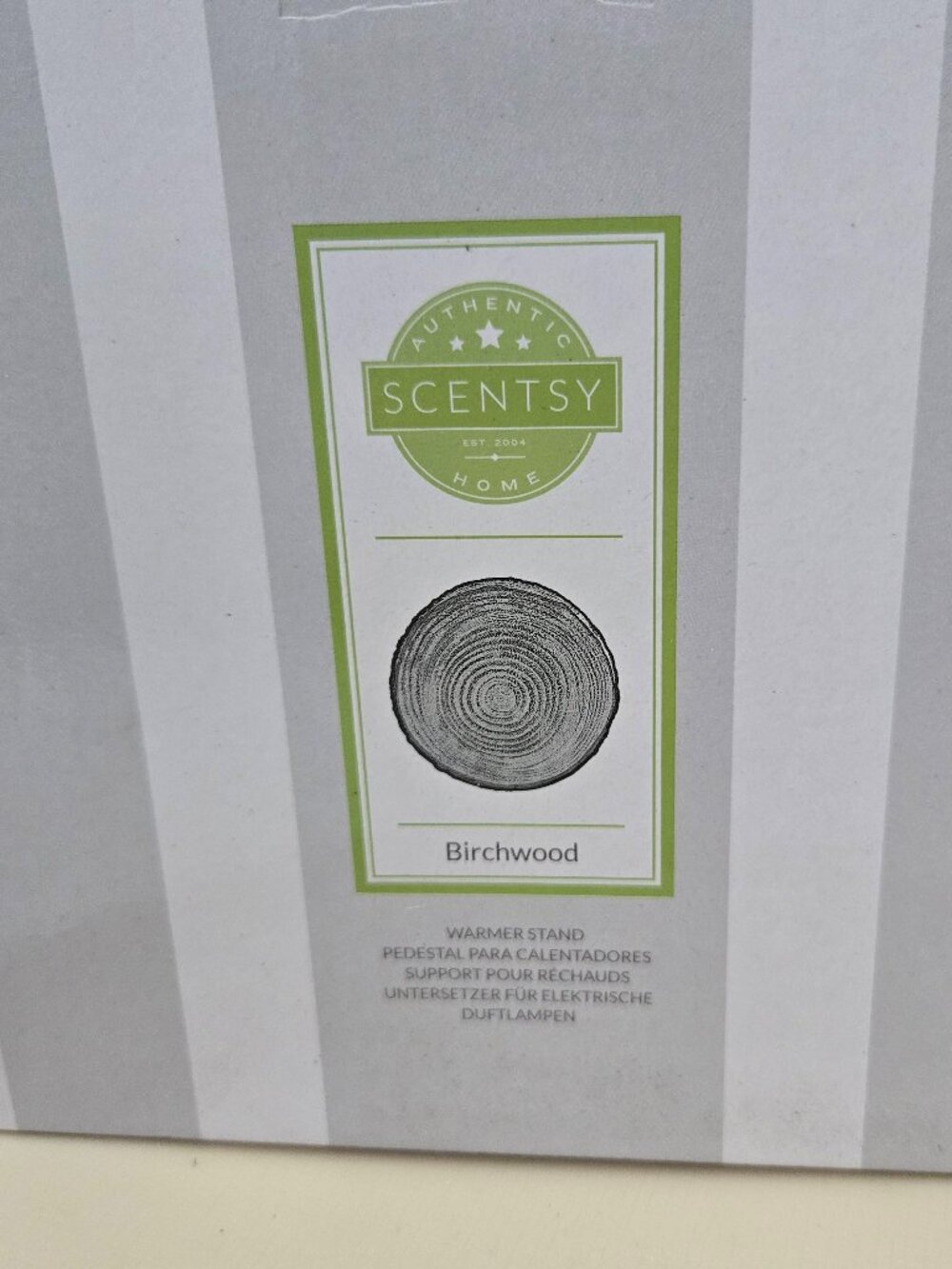 Scentsy Birchwood Stand Cord-Concealing Pedestal